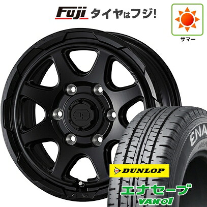 【新品】ハイエース200系 夏タイヤ ホイール4本セット 195/80R15 107/105N ダンロップ エナセーブ VAN01 WEDS ウェッズアドベンチャー スタットベルク 6J 15インチ(送料無料)|フジ スペシャルセレクション