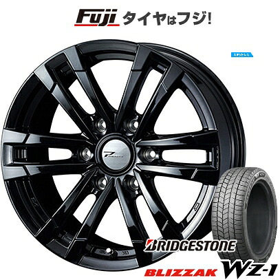 【新品】プラド/ハイラックス スタッドレスタイヤ ホイール4本セット 265/65R17 ブリヂストン ブリザック WZ-1 WEDS ウェッズアドベンチャー プロディータ HC2 ブラック 限定 8J 17インチ(送料無料)｜フジ スペシャルセレクション