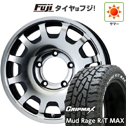 【新品】ジムニー 夏タイヤ ホイール4本セット 185/85R16 グリップマックス マッドレイジR/T MAX RWL(限定2024年製) ENKEI エンケイ all オールフォー 5.5J 16インチ(送料無料)|フジ スペシャルセレクション