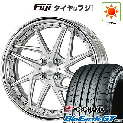 【新品国産車用4穴100】 夏タイヤ ホイール4本セット 185/60R16 ヨコハマ ブルーアース GT AE51 WORK ワーク リザルタード メッシュ2 6J 16インチ(送料無料)