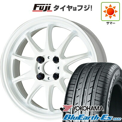 【新品 軽自動車】エブリイワゴン 夏タイヤ ホイール4本セット 165/50R15 ヨコハマ ブルーアース ES32 WORK ワーク エモーション ZR10 5J 15インチ(送料無料)