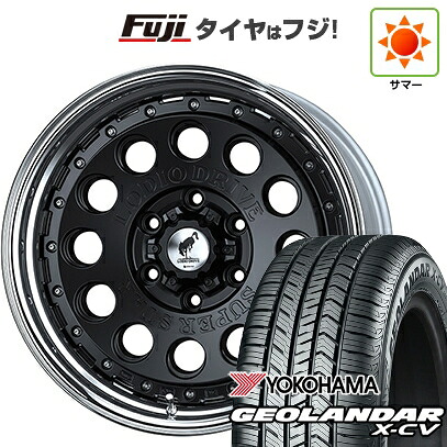 【新品】ランクル250 夏タイヤ ホイール4本セット 265/70R18 ヨコハマ ジオランダー X-CV G057 スーパースター ロディオドライブ LDD-1 8.5J 18インチ(送料無料)|フジ スペシャルセレクション