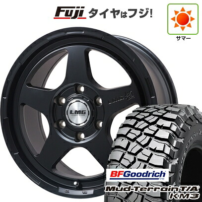 【新品】ランクル250 夏タイヤ ホイール4本セット 275/70R18 BFグッドリッチ マッドテレーンT/A KM3 レアマイスター LMG 極(マットブラック) 8.5J 18インチ(送料無料)|フジ スペシャルセレクション