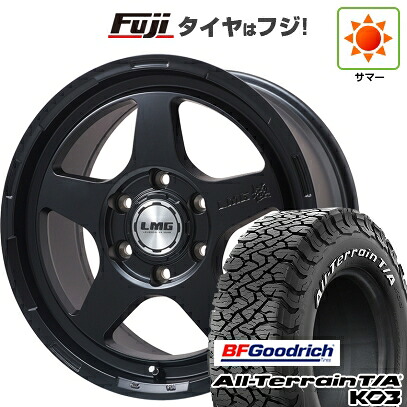 【新品】ランクル300 夏タイヤ ホイール4本セット 285/65R18 BFグッドリッチ オールテレーンT/A KO3 RWL レアマイスター LMG 極(マットブラック) 8.5J 18インチ(送料無料)｜フジ スペシャルセレクション