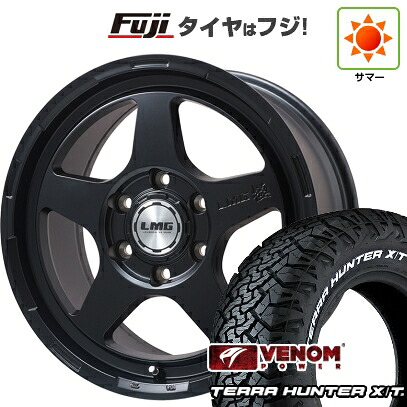【新品】ランクル250/ランクル300 夏タイヤ ホイール4本セット 265/65R18 ヴェノムパワー テラハンターX/T2 RWL(限定) レアマイスター LMG 極(マットブラック) 8.5J 18インチ(送料無料)|フジ スペシャルセレクション
