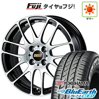 【新品 軽自動車】ハスラー デリカミニ(4WD) 夏タイヤ ホイール4本セット 165/60R15 ヨコハマ ブルーアース AE-01 BBS JAPAN RE-L2 ブラックダイヤカット 4.5J 15インチ(送料無料)