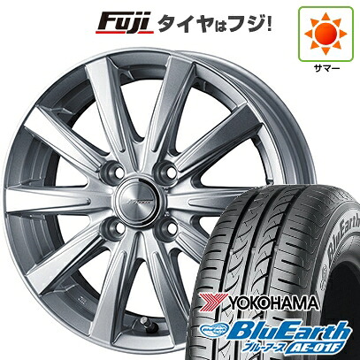 【新品国産車用4穴100】 夏タイヤ ホイール4本セット 185/70R14 ヨコハマ ブルーアース AE-01F WEDS ウェッズ ジョーカー スピリッツ 5.5J 14インチ(送料無料)