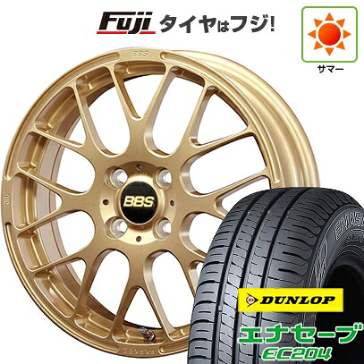 【新品国産車用4穴100】 夏タイヤ ホイール4本セット 195/55R16 ダンロップ エナセーブ EC204 BBS JAPAN RP 6J 16インチ(送料無料)|フジ スペシャルセレクション