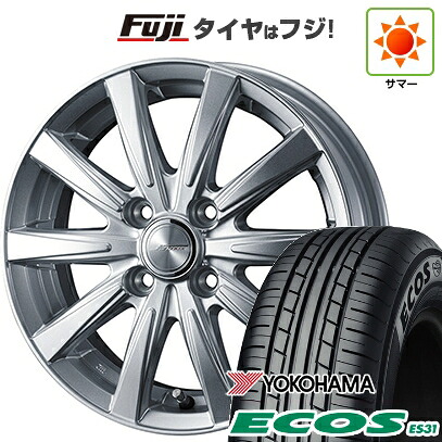 日本製【新品 軽自動車】N-BOX タント スペーシア 夏タイヤ ホイール4本セット 165/55R15 ヨコハマ エコス ES31 WEDS ウェッズ ジョーカー スピリッツ 4.5J 15インチ(送料無料)|フジ スペシャルセレクション