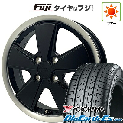 【新品 軽自動車】エブリイワゴン 夏タイヤ ホイール4本セット 165/50R15 ヨコハマ ブルーアース ES32 アウトストラーダ スピードスター 4.5J 15インチ(送料無料)｜フジ スペシャルセレクション