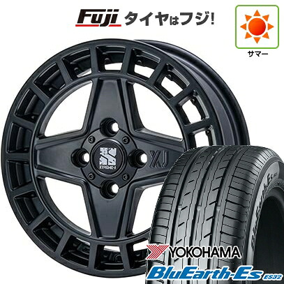 【新品 軽自動車】ハスラー 夏タイヤ ホイール4本セット 165/65R14 ヨコハマ ブルーアース ES32 MLJ エクストリームJ クアッド 4.5J 14インチ(送料無料)｜フジ スペシャルセレクション
