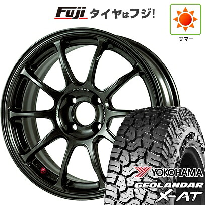 【新品 軽自動車】タフト ソリオ 夏タイヤ ホイール4本セット 165/65R15 ヨコハマ ジオランダー X-AT G016 RBL RAYS レイズ ボルクレーシング ZE40 5.5J 15インチ(送料無料)