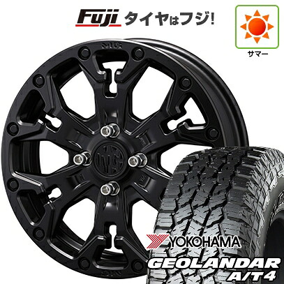 【新品 軽自動車】N-BOX タント スペーシア 夏タイヤ ホイール4本セット 155/65R14 ヨコハマ ジオランダー A/T4 G018 RBL クリムソン マーテルギア(MG) ゴーレム Jr 4.5J 14インチ(送料無料)