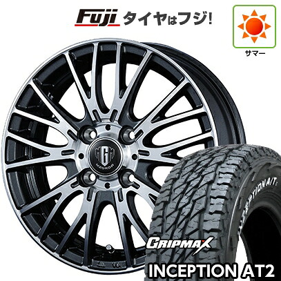 【新品 軽自動車】軽トラ 軽バン 夏タイヤ ホイール4本セット 145R12C 80/78N グリップマックス インセプション A/TII RWL(限定) コーセイ MZ-GROW VM25R 3.5J 12インチ(送料無料) 42,965円
