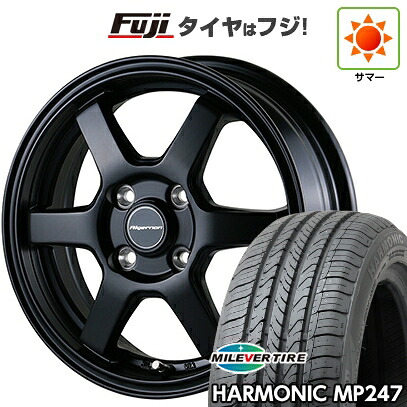 【新品 軽自動車】 夏タイヤ ホイール4本セット 165/55R14 ミレバー ハーモニック MP247(限定) アルジェノン フェニーチェ RX-5 4.5J 14インチ(送料無料)|フジ スペシャルセレクション