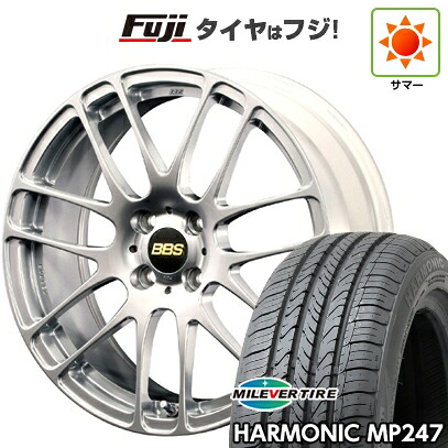 【新品 軽自動車】エブリイワゴン 夏タイヤ ホイール4本セット 165/50R15 ミレバー ハーモニック MP247(限定) BBS JAPAN RE-L2 4.5J 15インチ(送料無料)