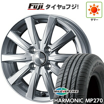 【新品国産車用4穴100】 夏タイヤ ホイール4本セット 195/55R16 ミレバー ハーモニック MP270(限定) WEDS ウェッズ ジョーカー スピリッツ 6J 16インチ(送料無料) 50,940円