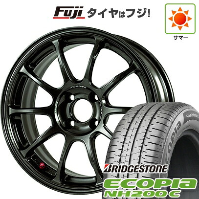 【新品 軽自動車】N-BOX タント スペーシア 夏タイヤ ホイール4本セット 165/55R15 ブリヂストン エコピア NH200 C RAYS レイズ ボルクレーシング ZE40 5.5J 15インチ(送料無料)|フジ スペシャルセレクション