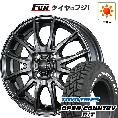 【新品 軽自動車】タフト ソリオ 夏タイヤ ホイール4本セット 165/65R15 トーヨー オープンカントリー R/T RWL/RBL トピー シビラ NEXT X2 4.5J 15インチ(送料無料)