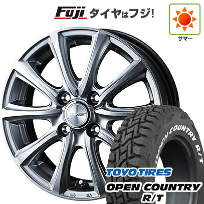 【新品 軽自動車】タフト ソリオ 夏タイヤ ホイール4本セット 165/65R15 トーヨー オープンカントリー R/T RWL/RBL WEDS ウェッズ ジョーカー スマッシュ 4.5J 15インチ(送料無料)
