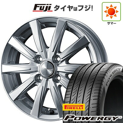 【新品国産車用4穴100】 夏タイヤ ホイール4本セット 185/60R15 ピレリ パワジー WEDS ウェッズ ジョーカー スピリッツ 5.5J 15インチ(送料無料)|フジ スペシャルセレクション