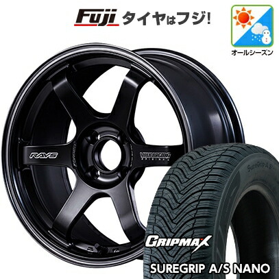 【新品】ライズ/ロッキー（ガソリン） オールシーズンタイヤ ホイール4本セット 195/65R16 グリップマックス シュアグリップ オールシーズン ナノ(限定) RAYS レイズ ボルクレーシング TE37 ソニック Black Shadow LTD. 6.5J 16インチ(送料無料)
