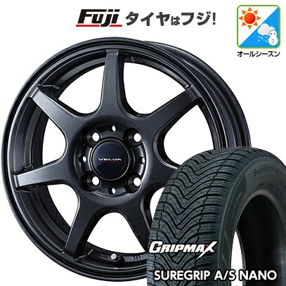 【新品】クロスビー/イグニス オールシーズンタイヤ ホイール4本セット 175/60R16 グリップマックス シュアグリップ オールシーズン ナノ(限定) WEDS ウェッズ ヴェルバ ワンダー 6J 16インチ(送料無料)