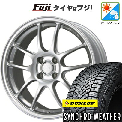 【新品 軽自動車】N-BOX タント スペーシア オールシーズンタイヤ ホイール4本セット 165/55R15 ダンロップ シンクロウェザー ENKEI エンケイ PerformanceLine PF01 5J 15インチ(送料無料) 95,315円