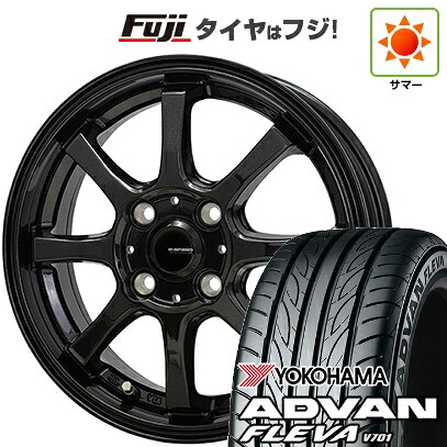 【新品 軽自動車】エブリイワゴン 夏タイヤ ホイール4本セット 165/50R15 ヨコハマ アドバン フレバV701 ホットスタッフ ジースピード G-08 4.5J 15インチ(送料無料)｜フジ スペシャルセレクション 55,220円