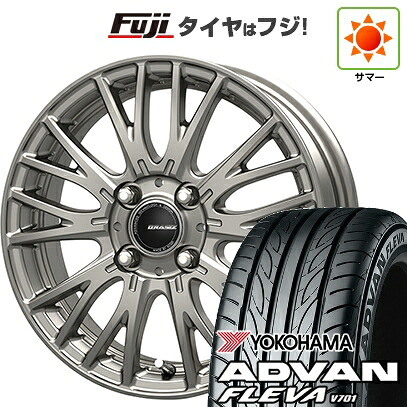 【新品 軽自動車】エブリイワゴン 夏タイヤ ホイール4本セット 165/50R15 ヨコハマ アドバン フレバV701 コーセイ クレイシズ SE48 4.5J 15インチ(送料無料)
