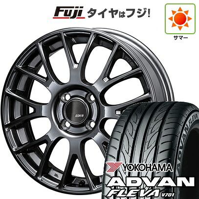 【新品 軽自動車】エブリイワゴン 夏タイヤ ホイール4本セット 165/50R15 ヨコハマ アドバン フレバV701 SSR GT GTV04 5J 15インチ(送料無料) 77,385円