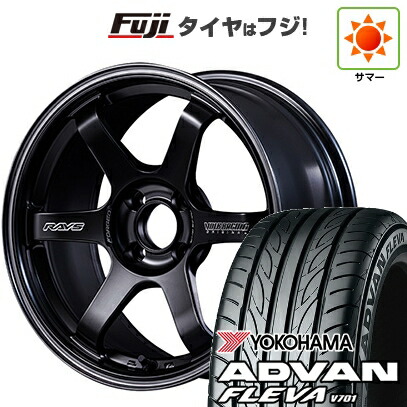 【新品国産車用4穴100】 夏タイヤ ホイール4本セット 195/45R16 ヨコハマ アドバン フレバV701 RAYS レイズ ボルクレーシング TE37 ソニック Black Shadow LTD. 6.5J 16インチ(送料無料)