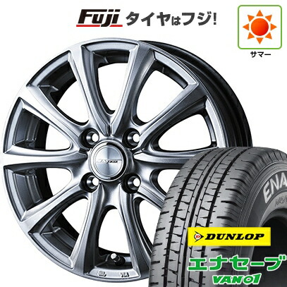 【新品 軽自動車】軽トラ 軽バン 夏タイヤ ホイール4本セット 145/80R12 80/78N ダンロップ エナセーブ VAN01 WEDS ウェッズ ジョーカー スマッシュ 3.5J 12インチ(送料無料)
