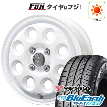 【新品 軽自動車】ハスラー デリカミニ(4WD) 夏タイヤ ホイール4本セット 165/60R15 ヨコハマ ブルーアース AE-01 共豊 カワイイ デコル ネイチャー 4.5J 15インチ(送料無料)|フジ スペシャルセレクション