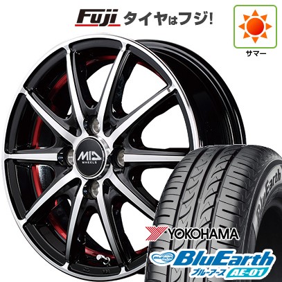 【新品 軽自動車】タフト ソリオ 夏タイヤ ホイール4本セット 165/65R15 ヨコハマ ブルーアース AE-01 MID WHEELS SX-2 4.5J 15インチ(送料無料)｜フジ スペシャルセレクション