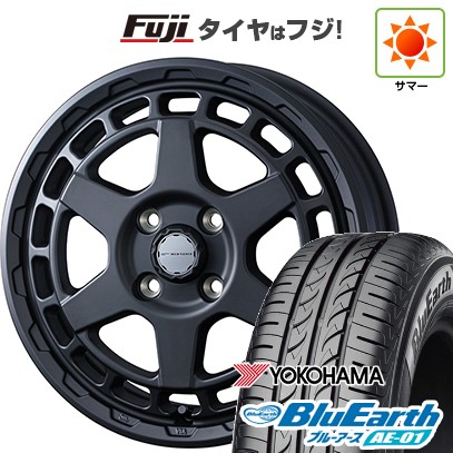 【新品 軽自動車】 夏タイヤ ホイール4本セット 165/55R14 ヨコハマ ブルーアース AE-01 WEDS ウェッズアドベンチャー マッドヴァンス X タイプS 4.5J 14インチ(送料無料)|フジ スペシャルセレクション