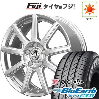 【新品】クロスビー/イグニス 夏タイヤ ホイール4本セット 175/60R16 ヨコハマ ブルーアース AE-01 テクノピア アルテミス NS9 6J 16インチ(送料無料)