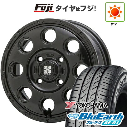 【新品 軽自動車】エブリイワゴン 夏タイヤ ホイール4本セット 155/70R13 ヨコハマ ブルーアース AE-01 MLJ エクストリームJ KK03 4J 13インチ(送料無料)|フジ スペシャルセレクション