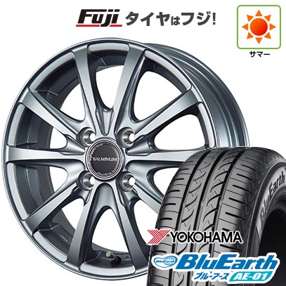 【新品 軽自動車】 夏タイヤ ホイール4本セット 165/55R14 ヨコハマ ブルーアース AE-01 ブリヂストン バルミナ LS10 4.5J 14インチ(送料無料)