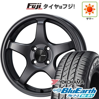 【新品 軽自動車】ハスラー デリカミニ(4WD) 夏タイヤ ホイール4本セット 165/60R15 ヨコハマ ブルーアース AE-01 ENKEI エンケイ PerformanceLine PF05 5J 15インチ(送料無料)