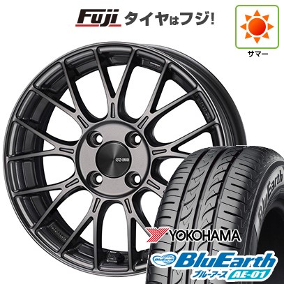 【新品 軽自動車】ハスラー デリカミニ(4WD) 夏タイヤ ホイール4本セット 165/60R15 ヨコハマ ブルーアース AE-01 ENKEI エンケイ PerformanceLine PFM1 5J 15インチ(送料無料)