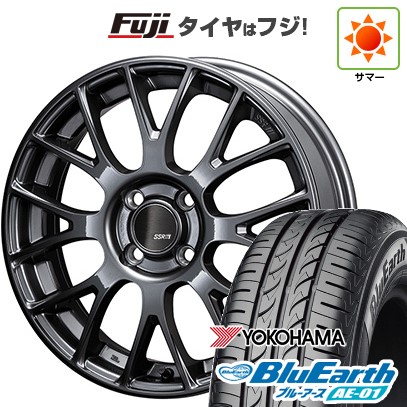 【新品 軽自動車】タフト ソリオ 夏タイヤ ホイール4本セット 165/65R15 ヨコハマ ブルーアース AE-01 SSR GT GTV04 5J 15インチ(送料無料)