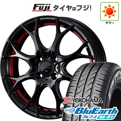 【新品】クロスビー/イグニス 夏タイヤ ホイール4本セット 175/60R16 ヨコハマ ブルーアース AE-01 WEDS ウェッズ ノヴァリス ローグ UY 6J 16インチ(送料無料)