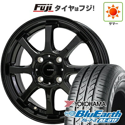 【新品 軽自動車】ソリオ ハスラー 夏タイヤ ホイール4本セット 165/70R14 ヨコハマ ブルーアース AE-01F ホットスタッフ ジースピード G-08 4.5J 14インチ(送料無料) 39,780円
