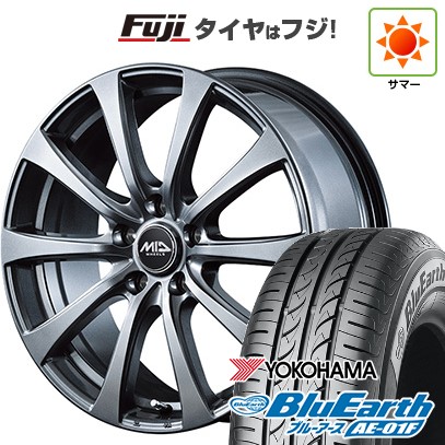 【新品】シエンタ 2015-22 夏タイヤ ホイール4本セット 185/60R15 ヨコハマ ブルーアース AE-01F MID WHEELS G10 6J 15インチ(送料無料)