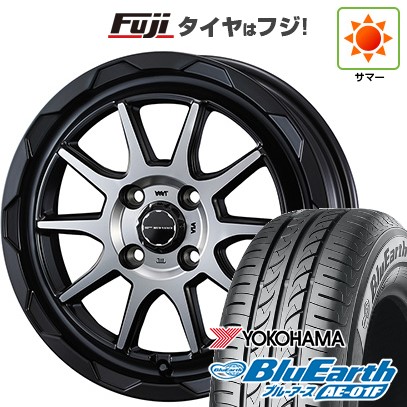 【新品国産車用4穴100】 夏タイヤ ホイール4本セット 195/55R16 ヨコハマ ブルーアース AE-01F WEDS ウェッズアドベンチャー マッドヴァンス 06 6J 16インチ(送料無料)|フジ スペシャルセレクション