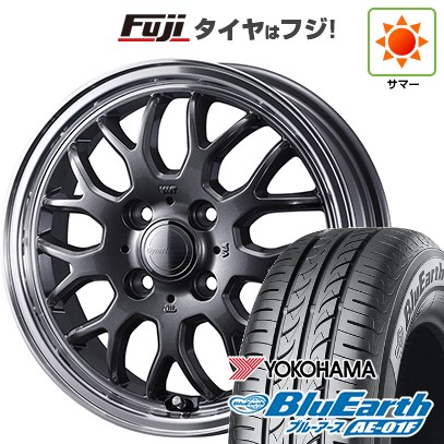 【新品国産車用4穴100】 夏タイヤ ホイール4本セット 185/60R15 ヨコハマ ブルーアース AE-01F WEDS ウェッズ グラフト 9M 5.5J 15インチ(送料無料) 59,580円