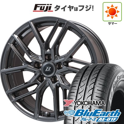 【新品】シエンタ 2015-22 夏タイヤ ホイール4本セット 185/60R15 ヨコハマ ブルーアース AE-01F ブランドルライン ヴァレーゼ ディープグレー 5.5J 15インチ(送料無料)