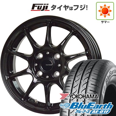 【新品 軽自動車】ソリオ ハスラー 夏タイヤ ホイール4本セット 165/70R14 ヨコハマ ブルーアース AE-01F ホットスタッフ ジースピード G-07 4.5J 14インチ(送料無料)