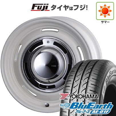 【新品国産車用4穴100】 夏タイヤ ホイール4本セット 185/65R15 ヨコハマ ブルーアース AE-01F クリムソン ディーン クロスカントリー 6J 15インチ(送料無料)|フジ スペシャルセレクション